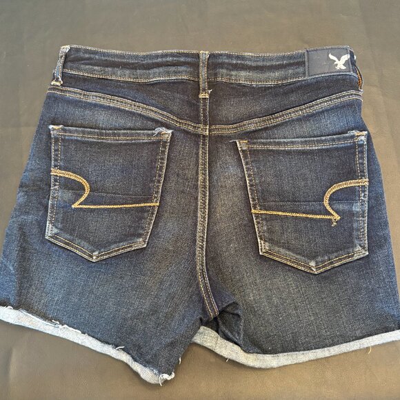 Women's Super High-Rise Shortie American Eagle Jean Shorts - Picture 6 of 6